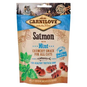 Ласощі Carnilove Cat Crunchy Snack для котів, лосось та м'ята