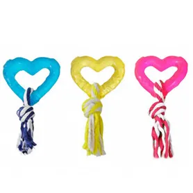 Іграшка Flamingo Good4Fun Hart With Rope для собак