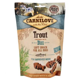 Ласощі Carnilove Dog Semi Moist для собак, форель та кріп