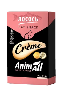 AnimAll Cat Snack Creme зі смаком лосося