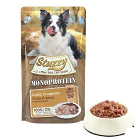 Беззерновий вологий корм Stuzzy Monoprotein Chicken для собак з куркою