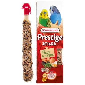 Лакомство Versele-Laga Prestige Sticks Small Parrot Eggs & Thyme - для волнистых попугаев, с яйцами, тимьяном, медом и семенами ниггера