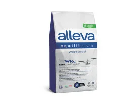 Полнорационный сухой корм Alleva Equilibrium Weight Control Adult Mini/Medium – для взрослых собак мелких и средних пород склонных к набору лишнего веса, с курицей