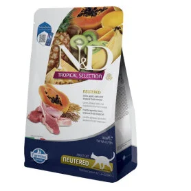 Сухий низькозерновий корм Farmina N&D Tropical Selection Lamb Neutered для дорослих стерилізованих котів з ягням та тропічними фруктами
