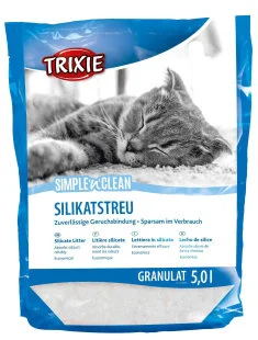 Силікагелевий наповнювач Trixie Simple and Clean, без аромату