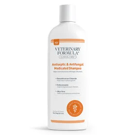 Антисептичний та протигрибковий шампунь Veterinary Formula Clinical Care Antiseptic and Antifungal Medicated Shampoo із хлоридом бензетонію та кетоконазолом для собак і котів
