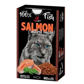 Полувлажное лакомство Alpha Spirit Salmon Natural Cat - для взрослых кошек всех пород, с лососем