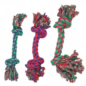 Іграшка Flamingo Cotton Bone 2 Knots Mini для собак