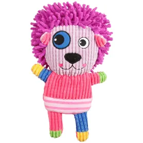 М'яка іграшка Flamingo Corduroy Lion для собак, з пищалкою