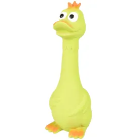Латексна іграшка Flamingo Duck Sitting для собак, з пищалкою