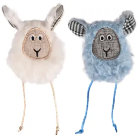 Шурхотлива іграшка Flamingo Rizzo Sheep для котів, з котячою м’ятою
