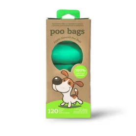 Одноразовые пакетики Poo Bags с ароматом яблока