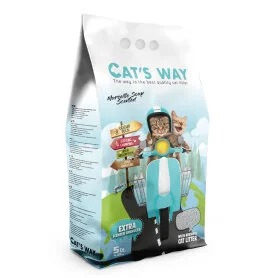 Бентонітовий наповнювач Cats Way, з ароматом марсельського мила