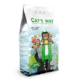 Бентонітовий наповнювач Cats Way, з ароматом алое вера
