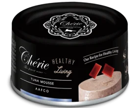 Влажный беззерновой корм Cherie Healthy Living Tuna Mousse – нежный мусс для кошек, из тунца