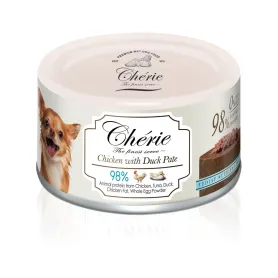 Беззерновий вологий корм Cherie Dog Pate Chicken with Duck Pate - для собак, паштет з куркою та качкою