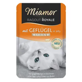 Беззерновий вологий корм Miamor Ragout Royale Kitten mit Geflügel - для кошенят, рагу з м'ясом птиці