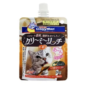 Рідкі ласощі CattyMan Creamy Chicken Puree для котів, з куркою
