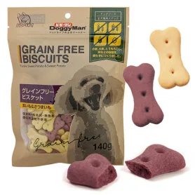 Беззернові ласощі DoggyMan Biscuits Purple Sweet Potato печиво для собак