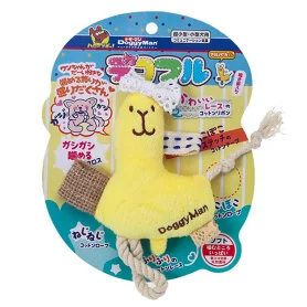 М’яка іграшка з пищалкою DoggyMan Fully Decorated Alpaca для собак