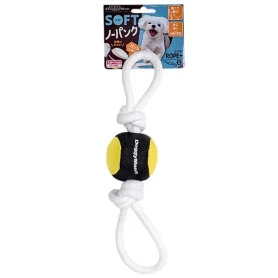 Іграшка DoggyMan Soft Ball Loop м'який м'яч з канатом для собак