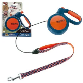 Повідець рулетка DoggyMan Retractable Lead Trad Style L для собак до 30кг, трос 5м