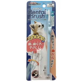 Зубна щітка DoggyMan Gentle Dog Toothbrush Short для чищення зубів собак малих порід і котів