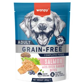 Сухий беззерновий корм Wanpy Adult Dog Grain Free Salmon - для дорослих собак усіх порід, з лососем