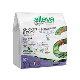 Повнораціонний сухий корм Alleva Holistic Cat Adult Neutered Chicken & Duck - для дорослих кастрованих котів або котів, які живуть у домашніх умовах, з куркою та качкою 
