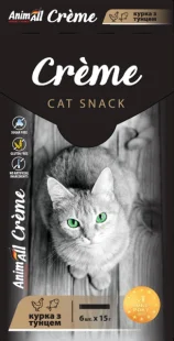 AnimAll Cat Snack Creme зі смаком курки з тунцем