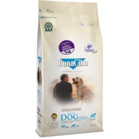 Сухой суперпремиум корм BonaCibo Dog Adult Dog Small Breed Chicken & Rice — для взрослых собак мелких пород, с мясом курицы, анчоусами и рисом