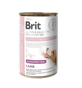 Влажный корм Brit VetDiet Hypoallergenic Lamb для собак с пищевой аллергией, с ягнёнком