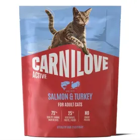 Сухий беззерновий корм Carnilove Active Salmon & Turkey - для котів, з лососем та індичкою
