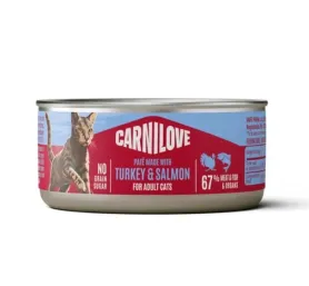 Беззерновий вологий корм Carnilove Turkey & Salmon - для котів, з індичкою та лососем