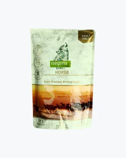 Влажный корм Isegrim Pouch Roots Horse Monoprotein (Изегрим) — для собак с кониной со смесью овощей