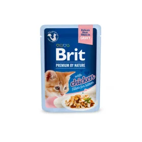 Brit Premium Delicate Fillets in Gravy Chicken for Kitten