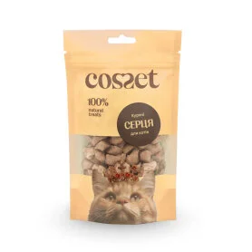 Беззернові сублімовані ласощі Cosset курячі серця для котів