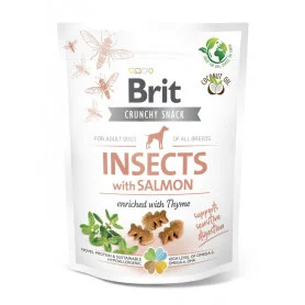 Brit Care Dog Crunchy Cracker Insects rich in Salmon enriched with Thyme