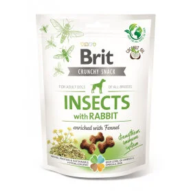 Brit Care Dog Crunchy Cracker Insects rich in Rabbit enriched with Fennel