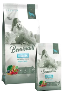 Сухий корм Benvenuti LEGGERA- для контролю ваги собак усіх порід
