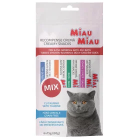 Miau Miau Creamy Lickable Treats MIX