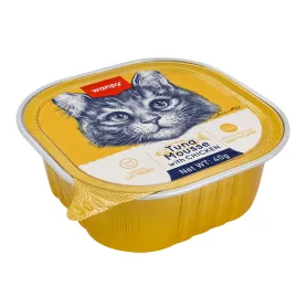 Беззерновой влажный корм Wanpy Tuna&Chicken мусс для кошек с тунцом и курицей