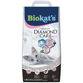 Бентонітовий наповнювач Biokats Diamond Classic, з активованим вугіллям та ароматом дитячої пудри