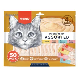 Набір рідких ласощів Wanpy Creamy Treat Assorted -
