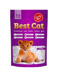 Силікагелевий наповнювач Best Cat, з ароматом лаванди