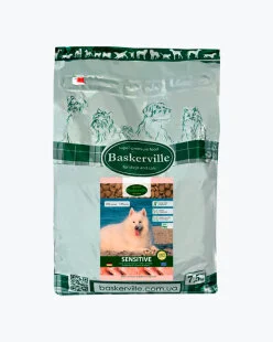 Сухой корм Baskerville HF Sensitive (Баскервиль) - для взрослых собак с чувствительным пищеварением, с говядиной и курицей
