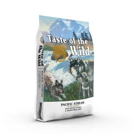 Сухой корм Taste of the Wild Pacific Stream Puppy Formula – для щенков разных пород, с копченым лососем