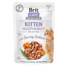 Brit Care Kitten Pouch Fillets in Jelly
