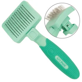 Пуходерка з самоочищенням Safari Li`l Pals Self-Cleaning Slicker для цуценят та собак малих порід