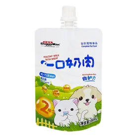 Молоко з м'ясом Doggyman Healthy Milk With Meat для цуценят і кошенят від 45 до 75 днів